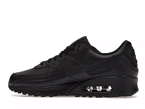 Фото № 3 с приближением к товару «‎Nike Air Max 90 Leather Triple Black (2020)»
