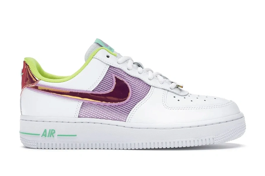 Фото № 1 с приближением к товару «‎Nike Air Force 1 Low White Multi Pastel »