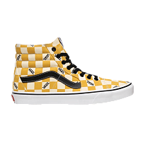 Фото № 1 с приближением к товару «‎Vans Sk8-Hi Big Check - Yolk Yellow»