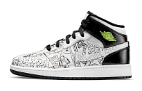 Фото № 1 с приближением к товару «‎Nike Air Jordan 1 Mid SE GS Basketball Shoes DIY»