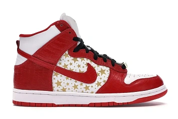 Nike Dunk High Pro SB Supreme Red Stars - 1