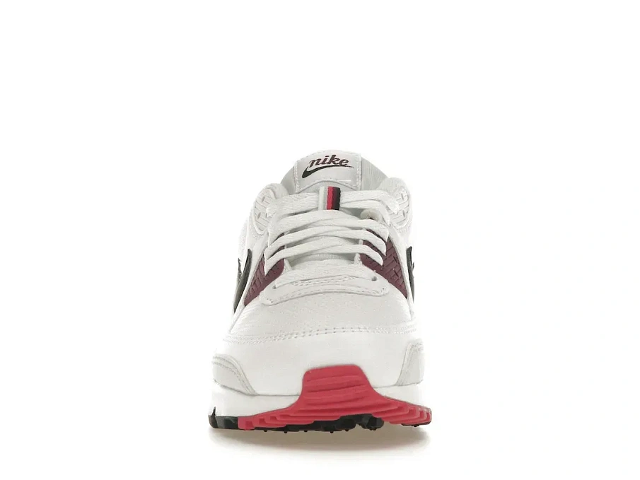 Фото № 2 с приближением к товару «‎Nike Air Max 90 White Dark Beetroot »