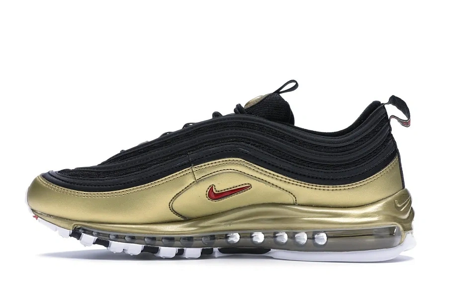 Фото № 5 с приближением к товару «‎Nike Air Max 97 Black Metallic Gold»