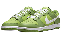 Фото № 3 с приближением к товару «‎Nike Dunk Low Retro Skate Shoes ChlorophyllWhite-Vivid Green»