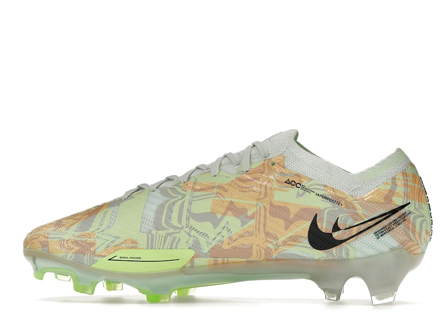 Фото № 6 с приближением к товару «‎Nike Zoom Vapor 15 Elite FG Total Orange Ghost Green»