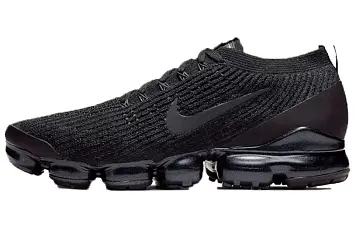 Nike Air VaporMax Flyknit 3.0 Running Shoes Triple Black - 1