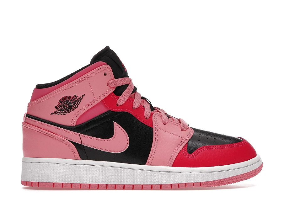Фото № 1 с приближением к товару «‎Jordan 1 Mid Coral Chalk »