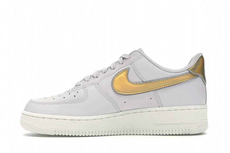 Фото № 3 с приближением к товару «‎Nike Air Force 1 Low Metallic Platinum Metallic Gold »
