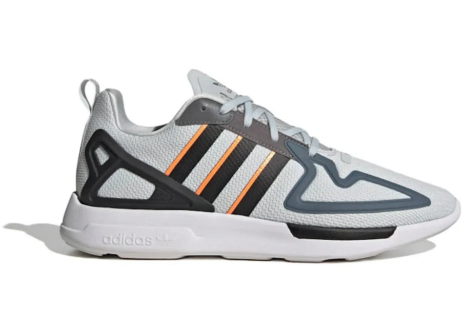 Фото № 1 с приближением к товару «‎adidas ZX 2K Flux Grey Orange»