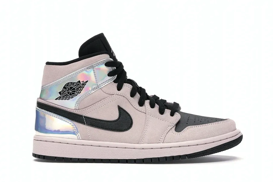 Фото № 1 с приближением к товару «‎Jordan 1 Mid Dirty Powder Iridescent »