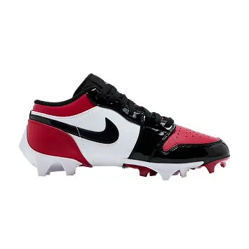 Air Jordan 1 Low TD Cleat Bred Toe - 1