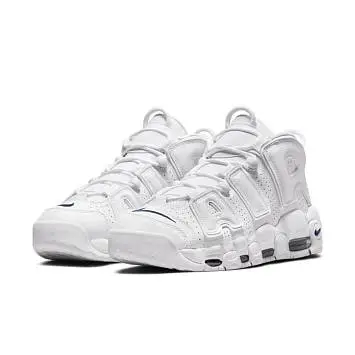 Nike Air More Uptempo Vintage Basketball shoes WhiteMidnight Navy - 3