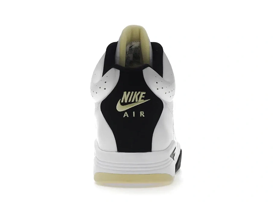 Фото № 4 с приближением к товару «‎Nike Air Flight Lite Mid White Lemon Black White»