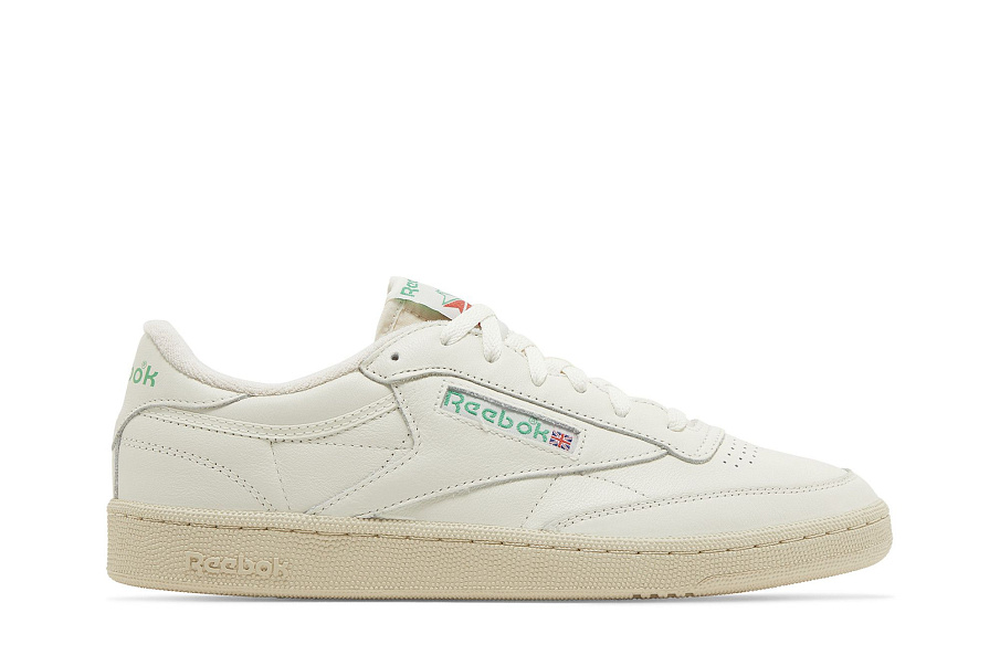 Фото № 2 с приближением к товару «‎Reebok Club C 85 Vintage Chalk Glen Green»