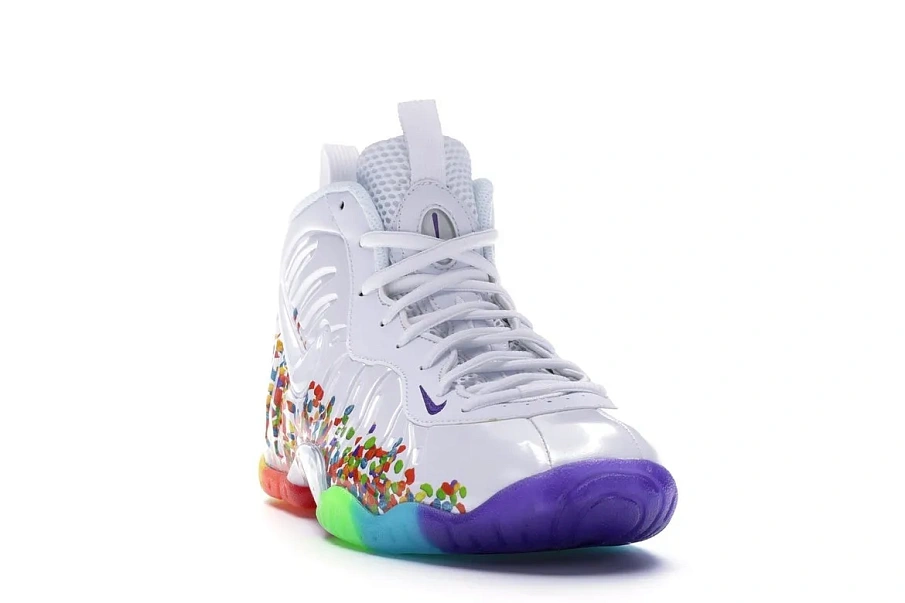 Фото № 3 с приближением к товару «‎Nike Air Foamposite One White Fruity Pebbles (2017) »