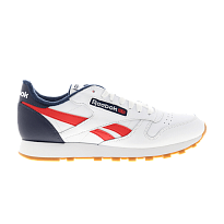 Фото № 1 с приближением к товару «‎Reebok Classic Leather MU White Navy Radiant Red»