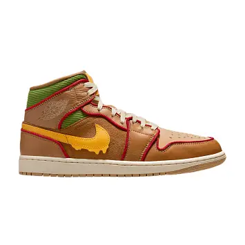 Air Jordan 1 Mid SE Cheeseburger - 1