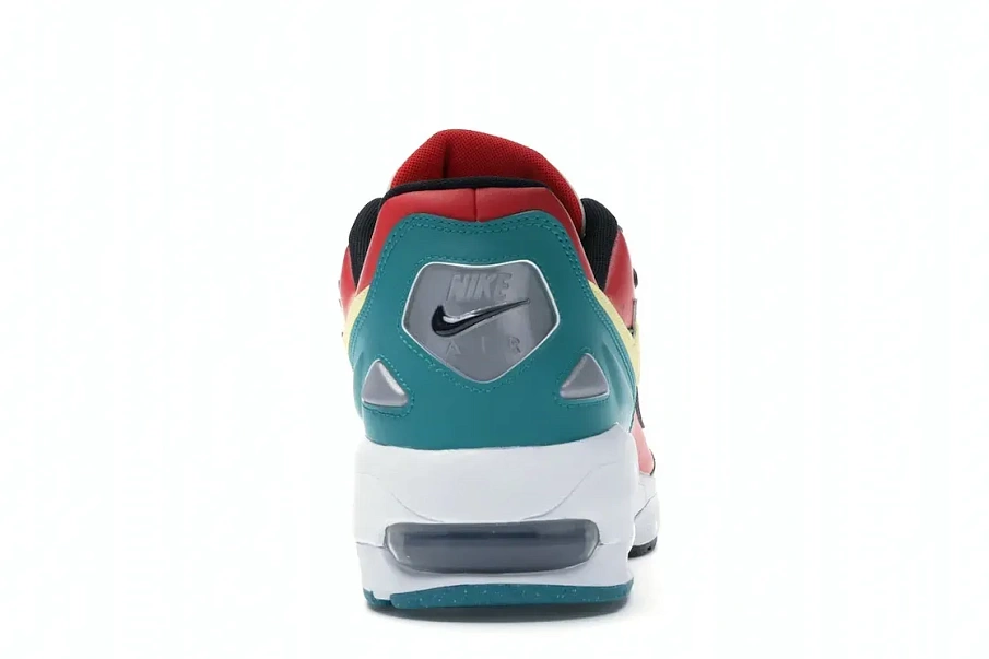 Фото № 4 с приближением к товару «‎Nike Air Max2 Light Habanero Red Navy Emerald»