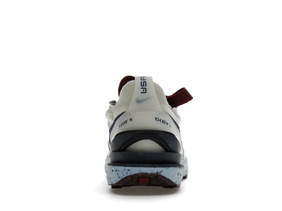 Фото № 4 с приближением к товару «‎Nike Waffle One Crater Summit White Blue Void»