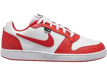 Nike Ebernon Low PRM White University Red Black (AQ1774-101)