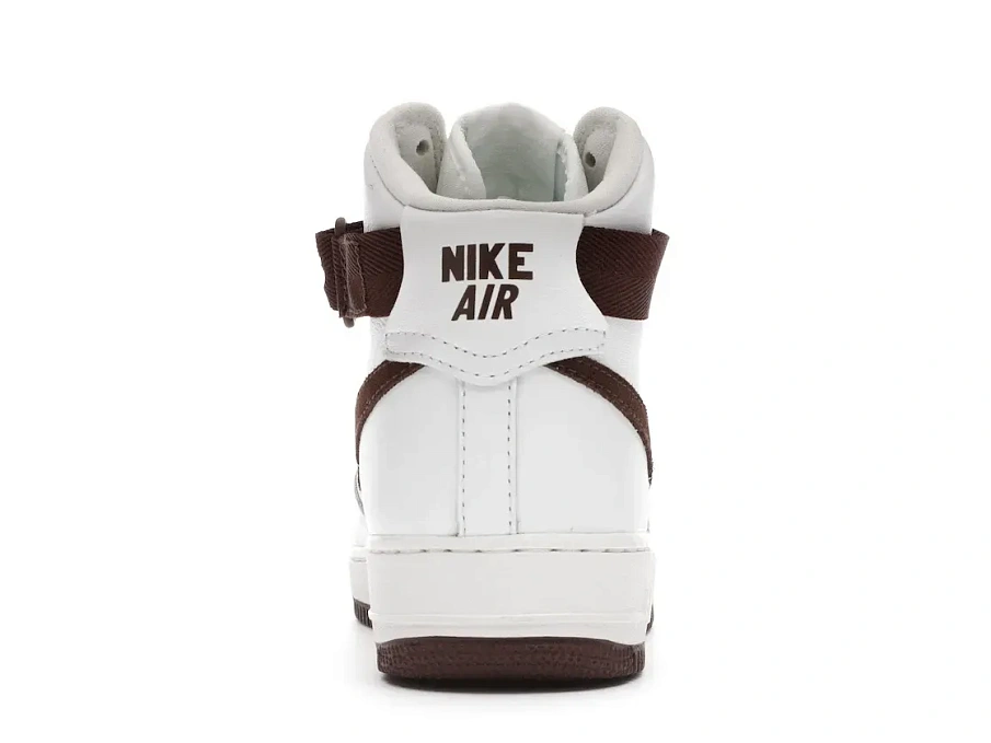 Фото № 4 с приближением к товару «‎Nike Air Force 1 Hi Retro Qs Summit White/Chocolate»