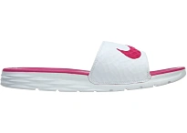 Фото № 1 с приближением к товару «‎Nike Benassi Solarsoft Slide 2 White Fireberry »