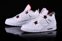 Фото № 2 с приближением к товару «‎Air Jordan 4 Retro GS 'Red Metallic'»
