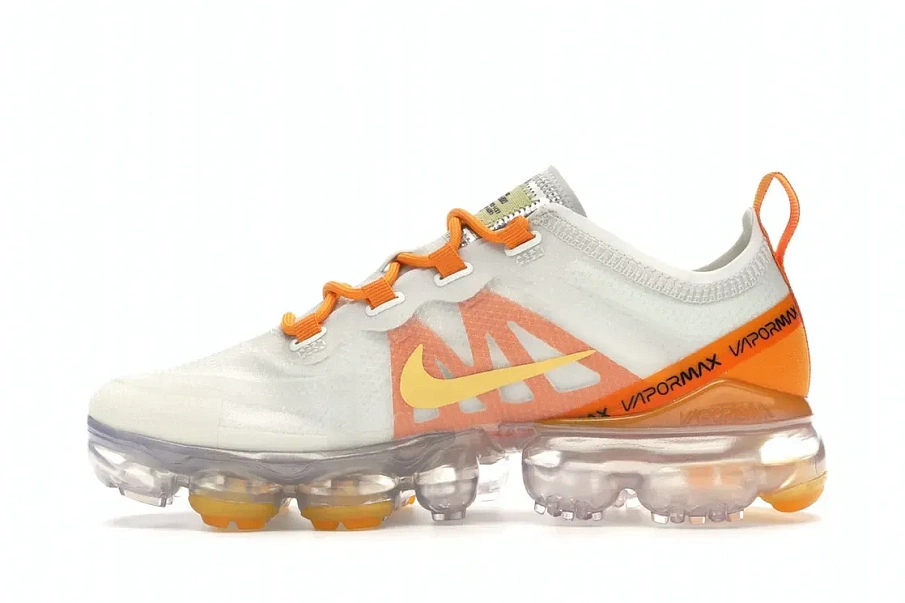 Фото № 3 с приближением к товару «‎Nike Air VaporMax 2019 White Orange Peel »