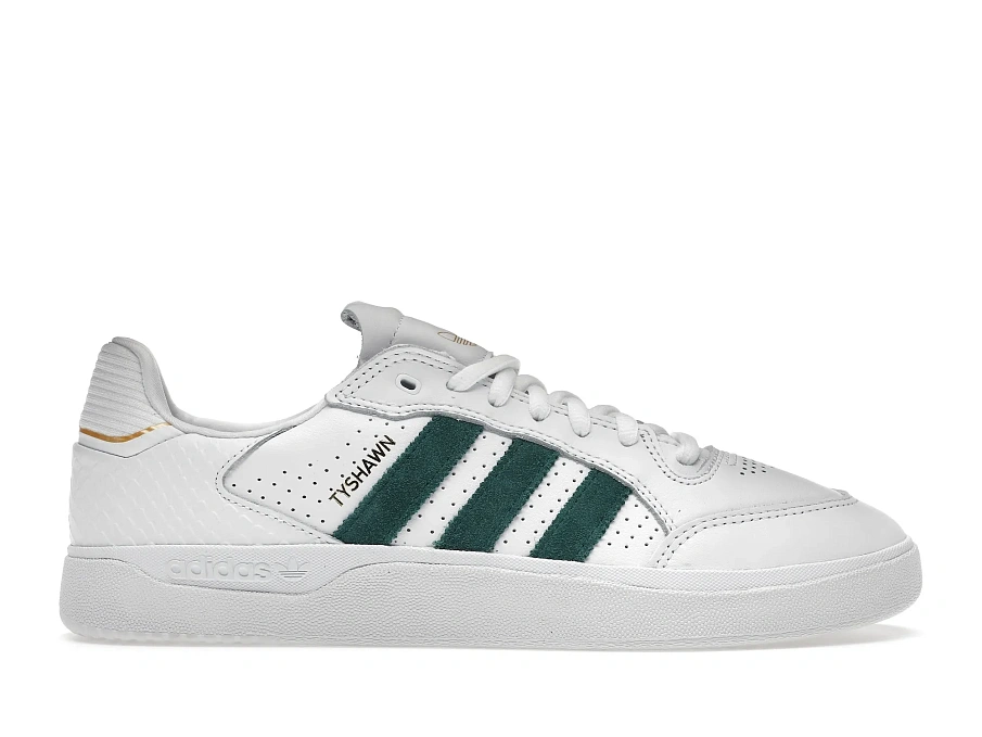 Фото № 1 с приближением к товару «‎adidas Tyshawn Low Cloud White Collegiate Green»