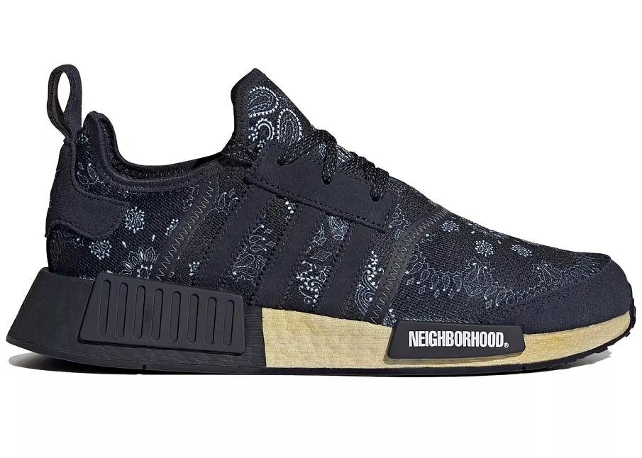 Фото № 1 с приближением к товару «‎adidas NMD R1 Neighborhood Paisley Night Navy»