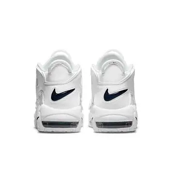 Nike Air More Uptempo Vintage Basketball shoes WhiteMidnight Navy - 4