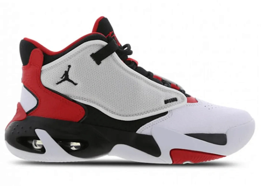 Фото № 1 с приближением к товару «‎Jordan Max Aura 4 White Black University Red »