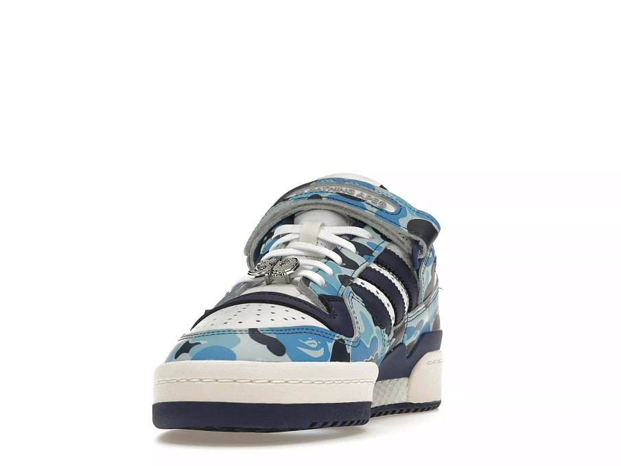 Фото № 2 с приближением к товару «‎adidas Forum 84 Low Bape 30th Anniversary Blue Camo»