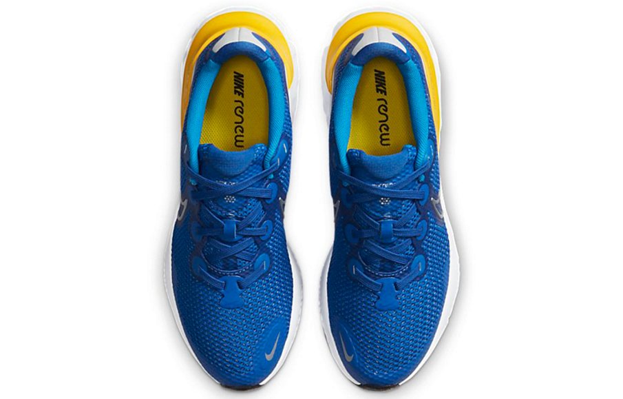 Фото № 4 с приближением к товару «‎Nike Renew Run (GS) BlueYellowWhite»