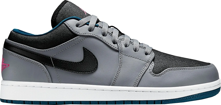 Фото № 1 с приближением к товару «‎Jordan 1 Low Cool Grey Fusion Pink Space Blue»