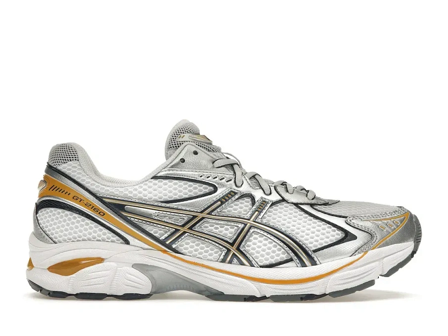 Фото № 1 с приближением к товару «‎ASICS GT-2160 White Pure Silver Gold»