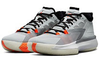 Фото № 3 с приближением к товару «‎Nike Air Jordan Zion 1 PF GreyOrange Basketball Shoes GreyOrange»