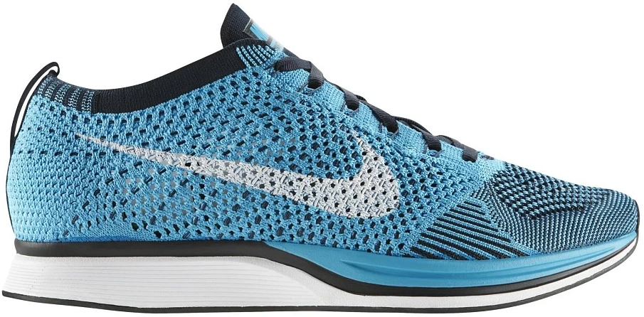 Фото № 1 с приближением к товару «‎Nike Flyknit Racer Chlorine Blue»