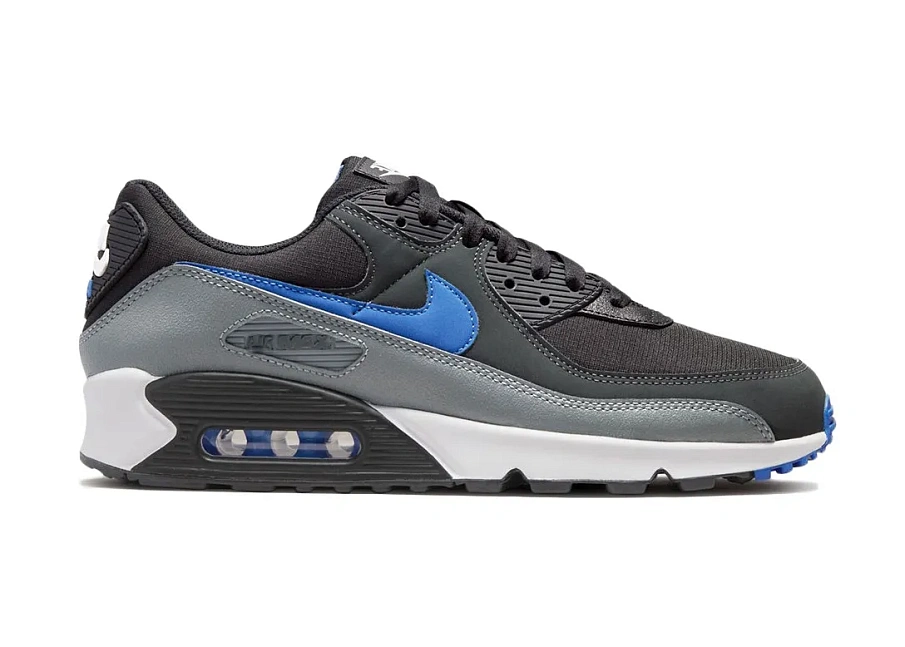 Фото № 1 с приближением к товару «‎Nike Air Max 90 Smoke Grey Medium Blue»