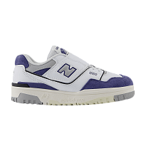 Фото № 1 с приближением к товару «‎New Balance 550 Hook & Loop Little Kid White Raincloud Indigo»
