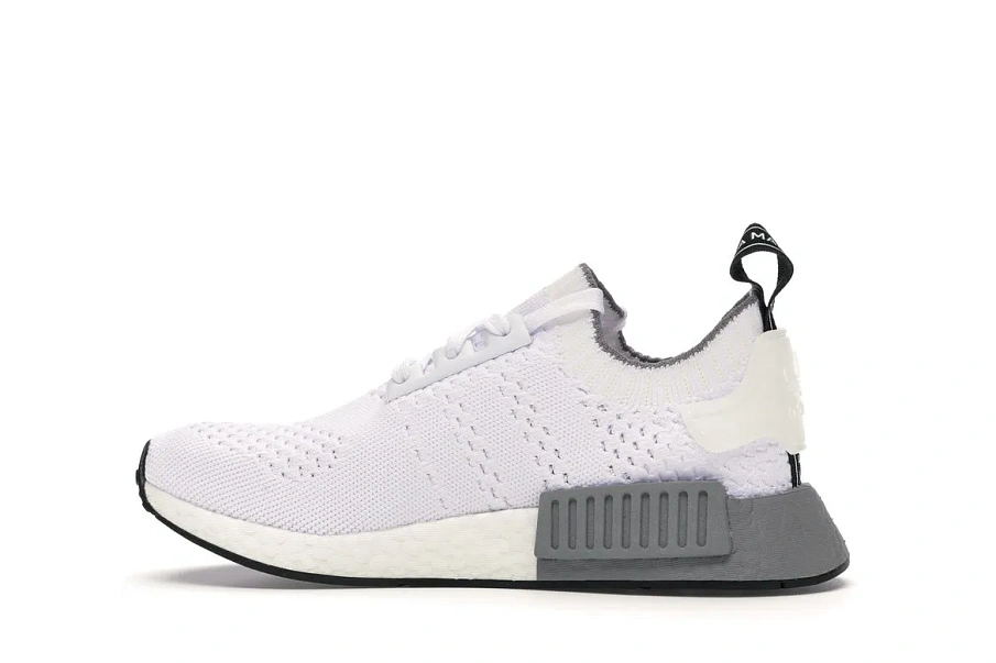 Фото № 5 с приближением к товару «‎adidas NMD R1 Running White Grey Three»
