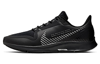 Фото № 1 с приближением к товару «‎Nike Air Zoom Pegasus 36 Shield Running Shoes Black Silver»