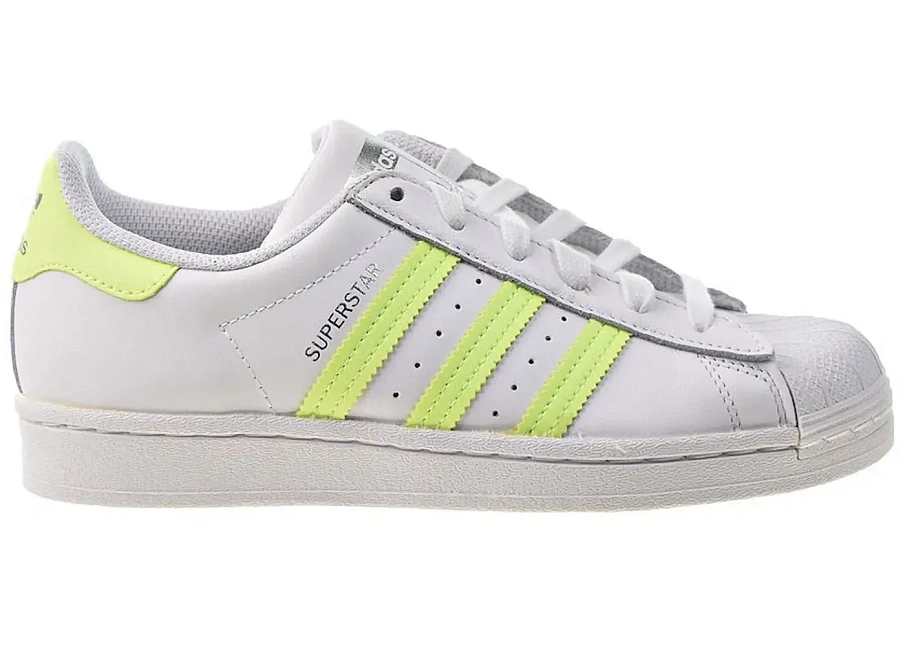 Фото № 1 с приближением к товару «‎adidas Superstar Footwear White Hi Res Yellow»