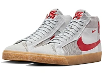 Фото № 1 с приближением к товару «‎Nike SB Zoom Blazer Mid Premium Deconstructed White University Red Gum»