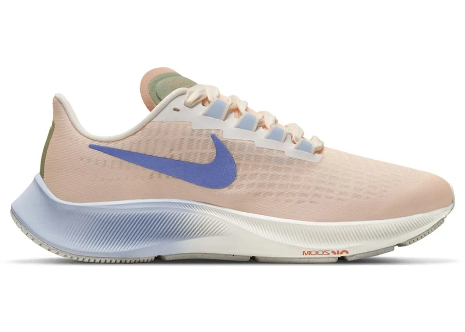 Фото № 1 с приближением к товару «‎Nike Air Zoom Pegasus 37 Hydrogen Blue Electro Orange »