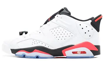 Jordan 6 Retro Low Infrared White - 1