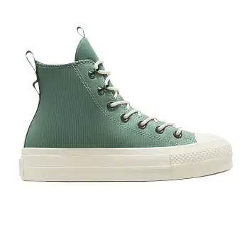 Converse Women's Chuck Taylor All Star Lift Platform High Herby Admiral Elm Green - 1