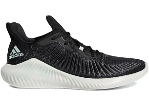 adidas Alphabounce Run Parley M Core Black Linen Green