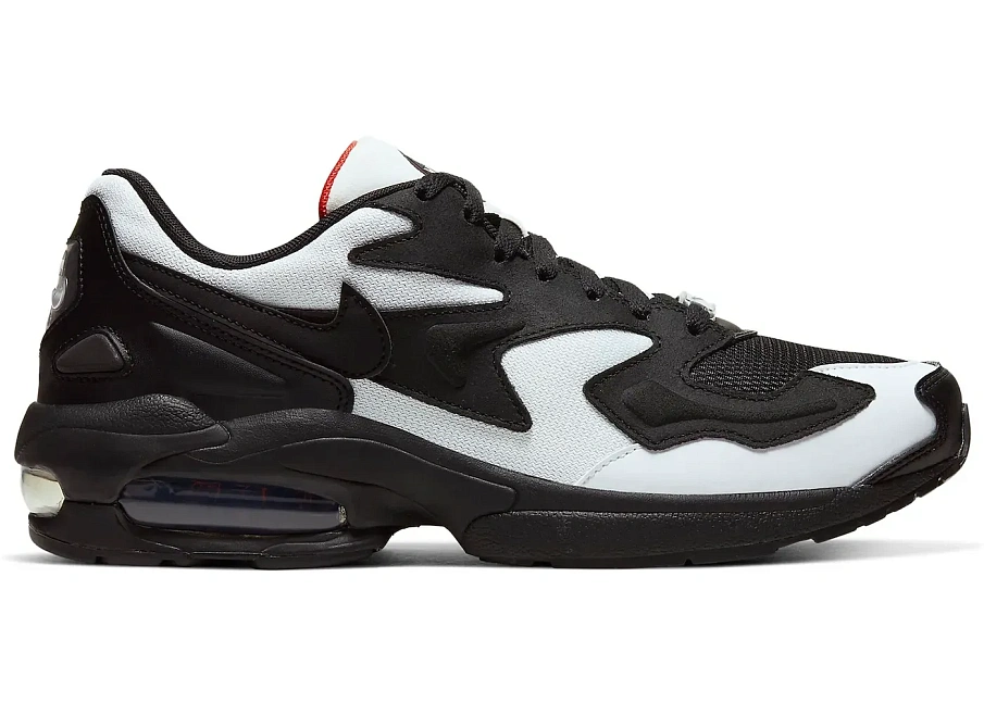 Фото № 1 с приближением к товару «‎Nike Air Max 2 Light Black White Mesh»