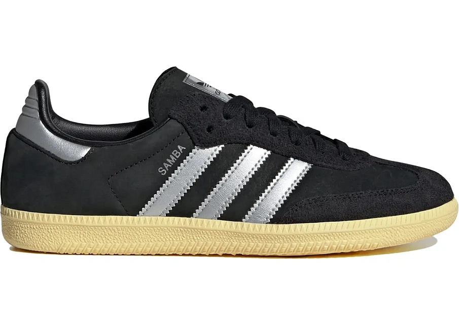 Фото № 1 с приближением к товару «‎adidas Samba OG Black Matte Silver»